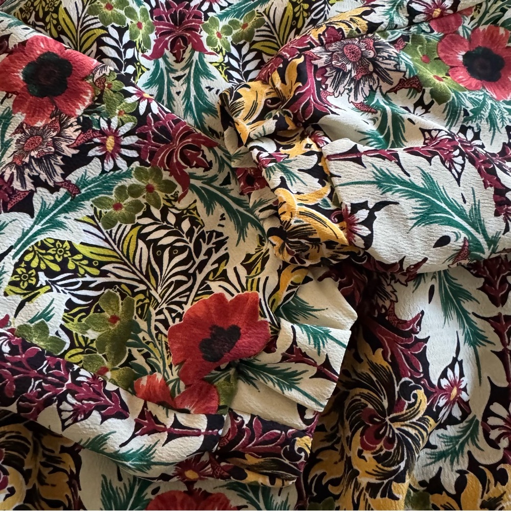 Topshop Floral Bomber Jacket - Picture 9 of 9